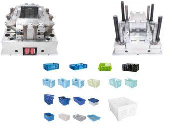 Crate injection mold